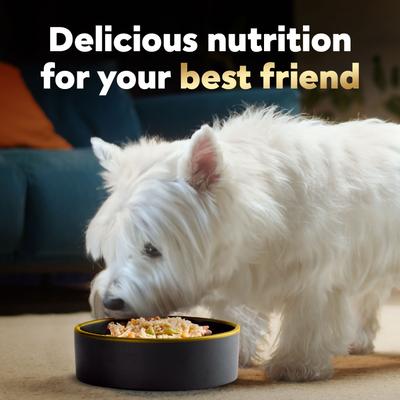 Wholesome Bowls Variety Pack Beef, Chicken, Carrots, Barley & Green Beans Recipe & Chicken, Apple & Sweet Potato Recipe Small Breed Adult Soft Wet Dog Food, 3-oz bowl, case of 6