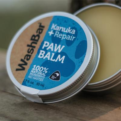 Kanuka + Repair Bálsamo para patas de perro, lata de 1.7 onzas líquidas