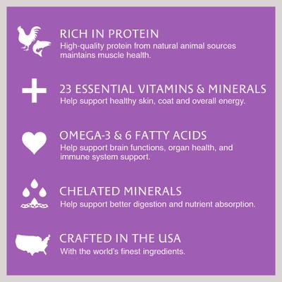 Chicken & Salmon Flavor Dry Cat Food, 16-lb bag