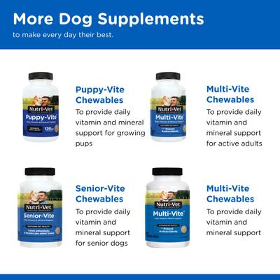 Adult-Vite Soft Chews Multivitamin for Dogs, 6-oz bag