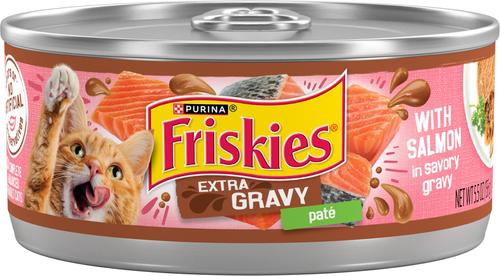 Extra Gravy Pate with Tuna in Savory Gravy Canned Cat Food, 5.5-oz, case of 24