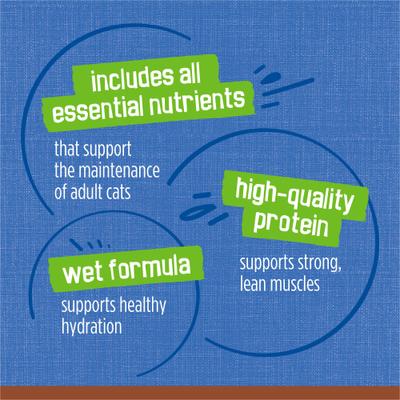 Paté con salsa extra con atún en salsa sabrosa, alimento enlatado para gatos, 5.5 oz, caja de 24