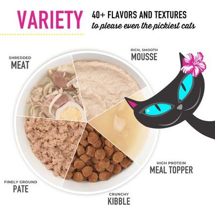 Alimento enlatado para gatos sin cereales Grill Variety Pack, 2.8 oz, caja de 12