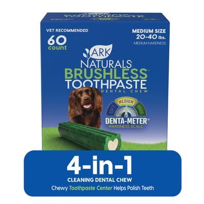 Brushless Toothpaste Medium Dental Dog Treats, 54-oz box