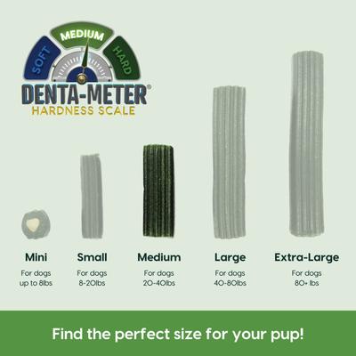 Brushless Toothpaste Medium Dental Dog Treats, 54-oz box