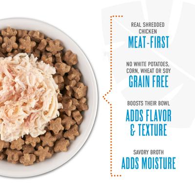 Born Carnivore Protein Booster Variety Pack Grain-Free Dog Food Topper, 2.1-oz pouch, case of 12