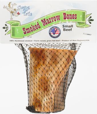 Smoked Beef Marrow Bone Dog Treats, Small
