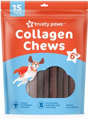 Beef Collagen Chews Dog Treats, 10-oz bag