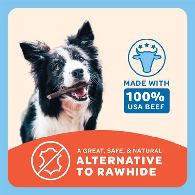 Beef Collagen Chews Dog Treats, 10-oz bag