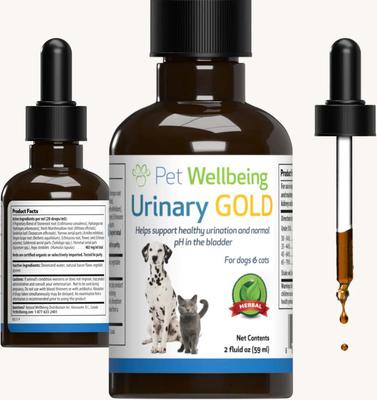 Urinary GOLD Bacon Flavored Liquid Urinary Supplement for Dogs, 2-oz bottle