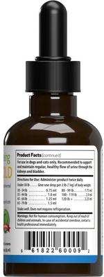 Urinary GOLD Bacon Flavored Liquid Urinary Supplement for Dogs, 2-oz bottle