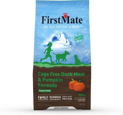 Limited Ingredient Cage Free Duck Meal & Pumpkin Formula Dog Food, 25-lb bag