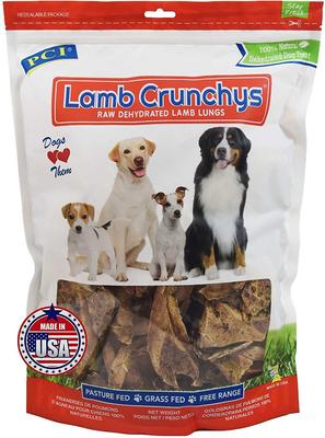 Lamb Crunchys Dog Treats, 3-oz bag
