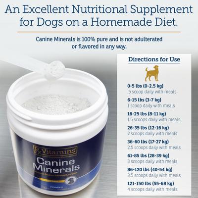 Canine Minerals Powder Supplement for Dogs, 454-g jar