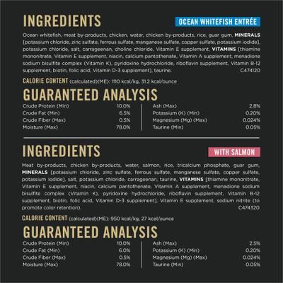 Bundle: Purina Pro Plan Focus Adult Urinary Tract Health Formula Dry Food+ Seafood Favorites Variety Pack Canned Cat Food