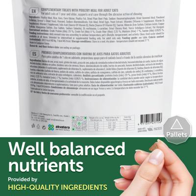 Superior Care Oral Care Poultry Dental Crunchy Cat Treats, 2.64-oz bag