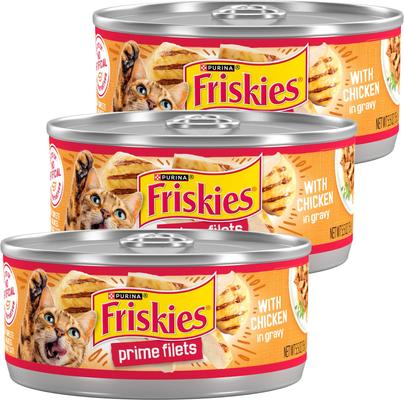 Prime Filets with Ocean Whitefish & Tuna in Sauce Canned Cat Food, 5.5-oz, case of 24