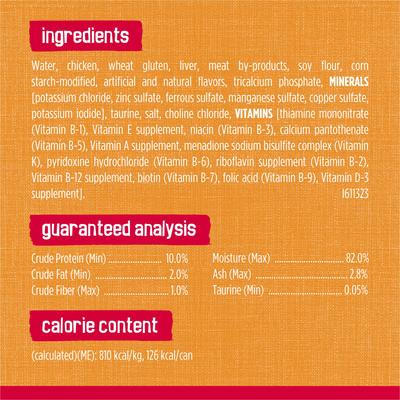 Prime Filets with Chicken in Gravy Canned Cat Food, 5.5-oz can, case of 72