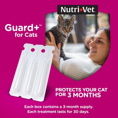 Guard Plus Flea & Tick Treatment for Cats, over 1.5 lbs, 3 doses