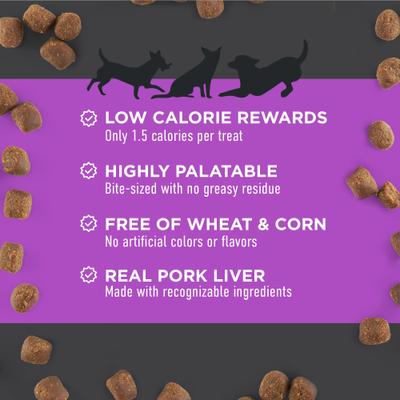 Tricky Trainers Mini with Liver Soft & Chewy Dog Treats, 5-oz bag