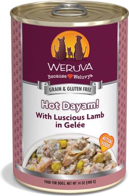 Hot Dayam! with Luscious Lamb in Gelee Grain-Free Canned Dog Food, 14-oz, case of 12