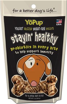 Galletas para perros Stayin' Healthy Biscuits, bolsa de 7 oz