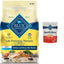 Bundle: Blue Buffalo Life Protection Formula Healthy Weight Adult Chicken & Brown Rice Recipe Dry Food + Health Bars Baked with Bacon, Egg & Cheese Dog Treats