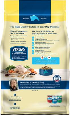 Bundle: Blue Buffalo Life Protection Formula Healthy Weight Adult Chicken & Brown Rice Recipe Dry Food + Health Bars Baked with Bacon, Egg & Cheese Dog Treats