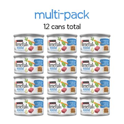 Infused Pate with Real Lamb, Carrots & Spinach Wet Dog Food, 3-oz can, case of 12