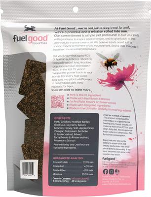 Wooffles Pork, Bacon & Banana Recipe High Protein Soft & Chewy Dog Treats, 11-oz bag