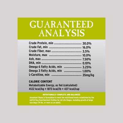 Grain-Free Ohana Puppy Formula Dry Dog Food, 25-lb bag