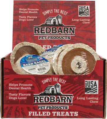 Barn Bagels Peanut Butter Flavor Dog Treats, 30 count