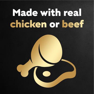 Variety Pack Filet Mignon, Rotisserie Chicken, & Wood-Grilled Chicken Flavor Filets in Gravy Wet Dog Food, 1.76-oz mini-pouch, case of 40