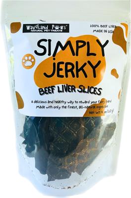 Beef Liver Jerky Stick Dog Treats, 4-oz bag