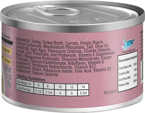 Just Juicy Turkey Stew Grain-Free Canned Cat Food, 2.5-oz, case of 24