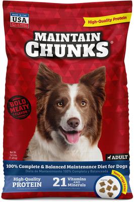 Meaty Flavor Dry Dog Food, 34-lb bag