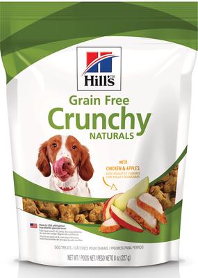 Grain-Free Crunchy Naturals with Chicken & Apples Dog Treats, 8-oz bag
