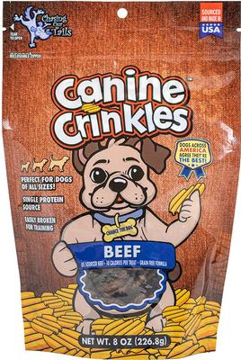 Canine Crinkles Turkey Dehydrated Dog Treats, 8-oz bag