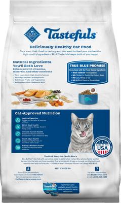 Tastefuls Salmon & Brown Rice Recipe Adult Indoor Dry Cat Food, 7-lb bag