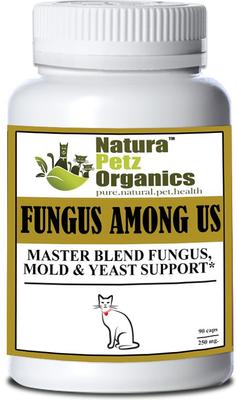 FUNGUS AMONG US MAX* Master Blend - Suplemento para gatos contra hongos, moho y levaduras*, 90 unidades