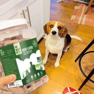 Beef Liver Freeze-Dried Dog & Cat Treats, 12-oz jar