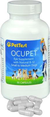 OcuPet Eye Support Natural B-12 Small to Medium Breed Supplement for Dogs & Cats, 90 count
