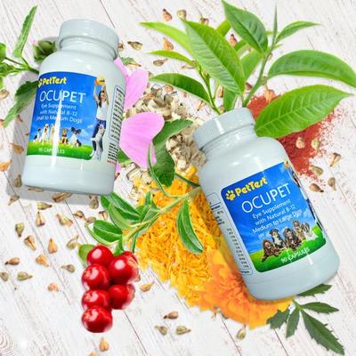 OcuPet Eye Support Natural B-12 Small to Medium Breed Supplement for Dogs & Cats, 90 count