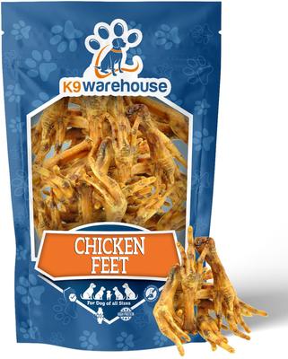 Chicken Feet Chicken Flavored Dog Chews, 12 count