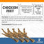 Chicken Feet Chicken Flavored Dog Chews, 12 count