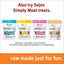 Simply Beef Freeze-Dried Dog Treats, 4-oz bag