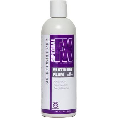 Acondicionador Platinum Plum Super Dog & Cat, botella de 17 onzas líquidas, 2 unidades