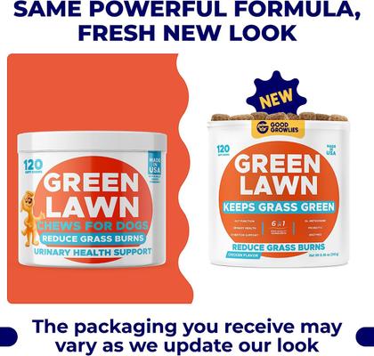 Grass Burn Spot & Urine Neutralizer for Lawn Chew Supplement for Dogs, 120 count