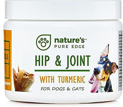 Hip & Joint & Tumeric Dog & Cat Supplement, 6-oz jar