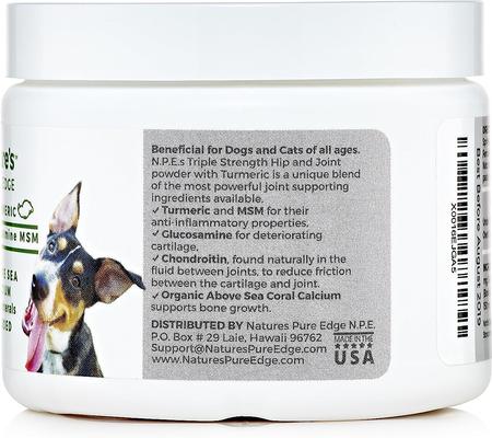 Hip & Joint & Tumeric Dog & Cat Supplement, 6-oz jar